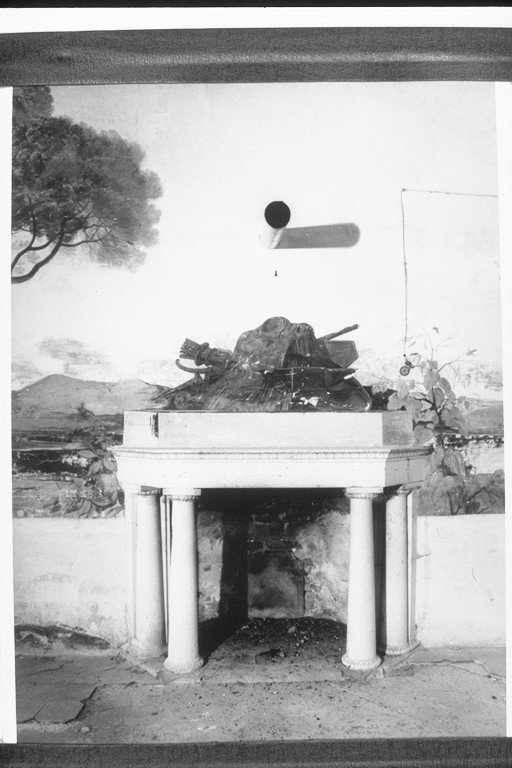 mostra di camino, complesso decorativo di Labruzzi Carlo (attribuito) (primo quarto sec. XIX)
