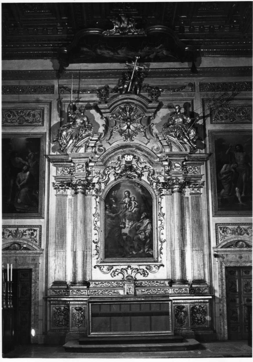 mostra d'altare, elemento d'insieme - bottega umbra (sec. XVII)