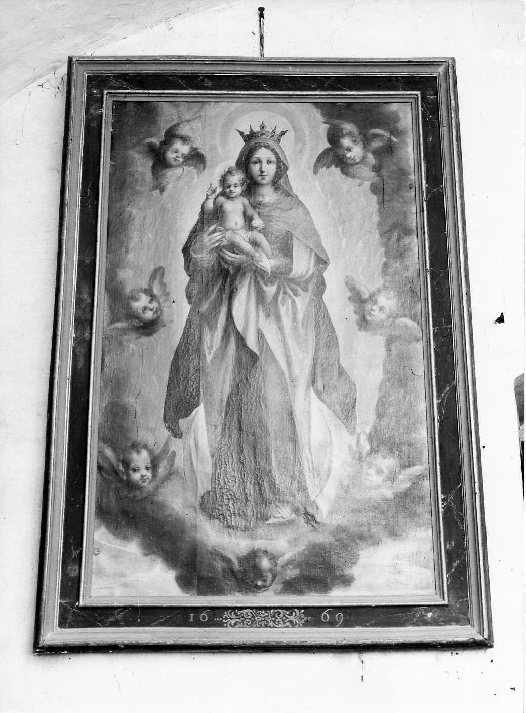 Immacolata Concezione (dipinto, opera isolata) di Scaramuccia Giovanni Antonio (sec. XVII)