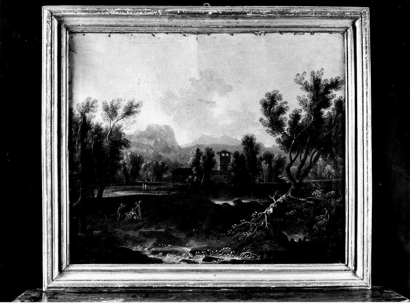 paesaggio (dipinto, opera isolata) - ambito umbro (sec. XVIII)