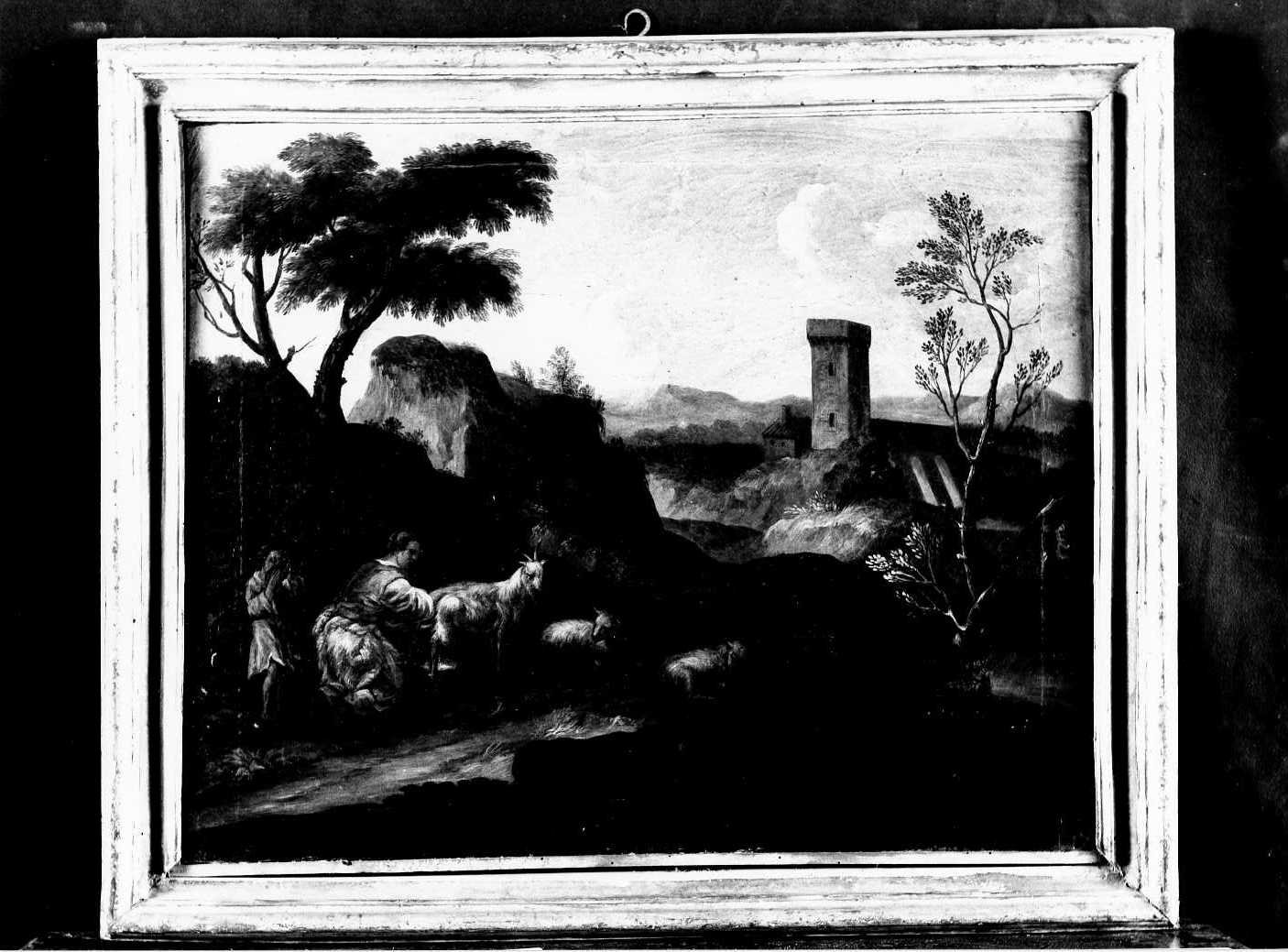 paesaggio (dipinto, opera isolata) - ambito umbro (sec. XVIII)