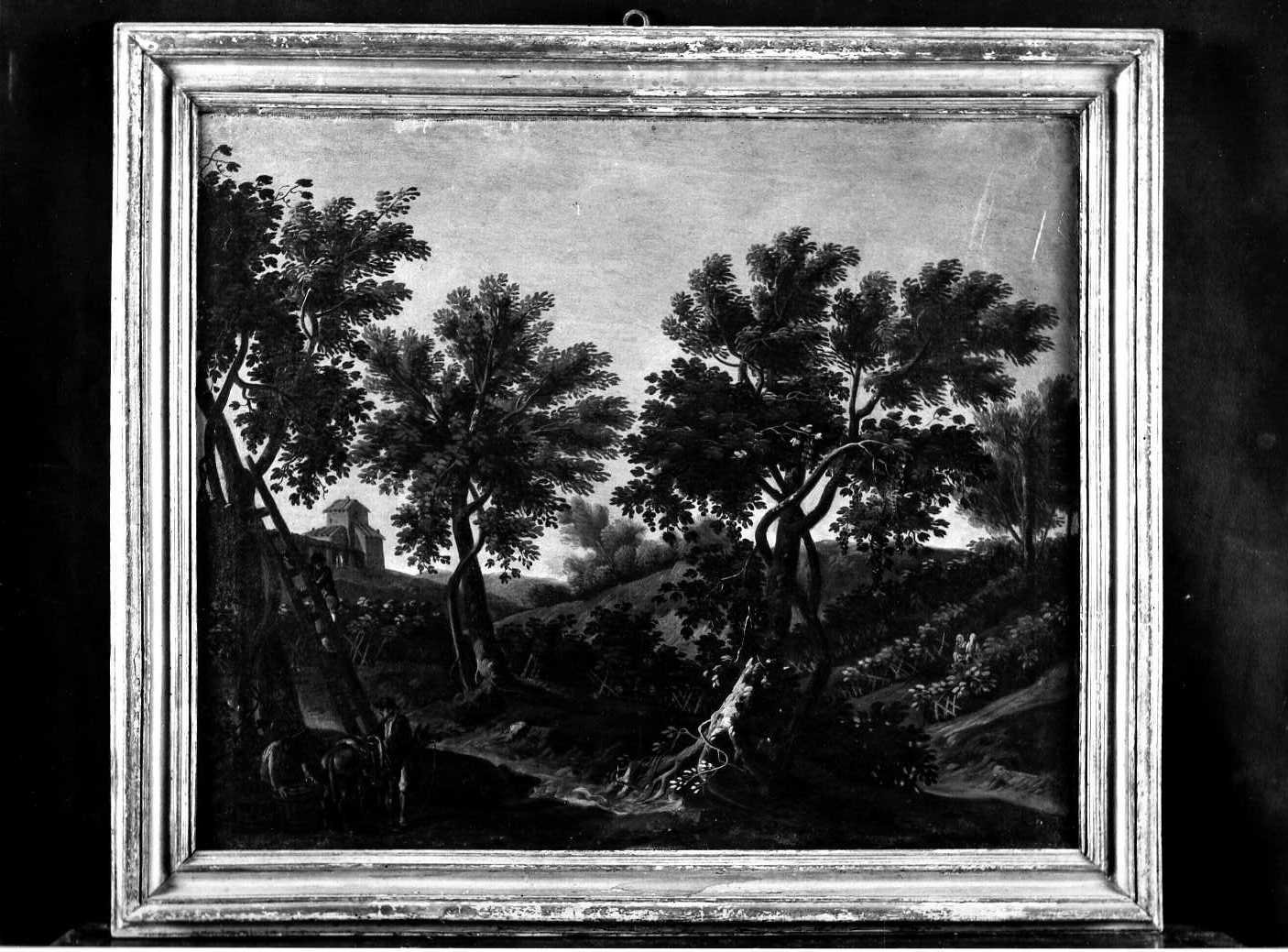 paesaggio (dipinto, opera isolata) - ambito umbro (sec. XVIII)