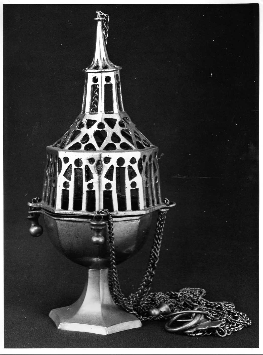 turibolo, coppia - bottega umbra (fine sec. XIX)