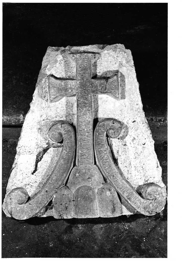 decorazione plastica, frammento - bottega umbra (sec. XVII)