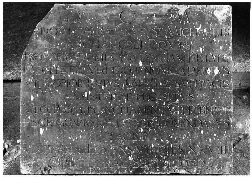 lapide tombale, opera isolata - bottega umbra (sec. XVII)