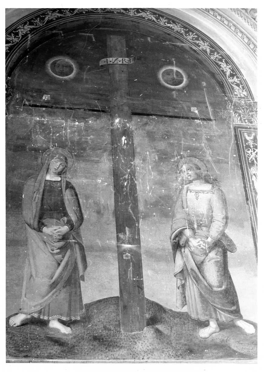 croce (dipinto, opera isolata) di Moretti Francesco (sec. XIX)
