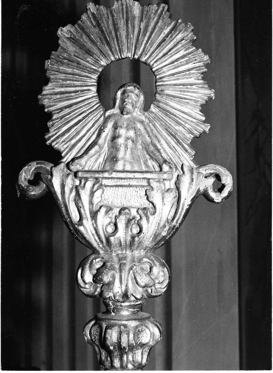 mazza processionale, opera isolata - bottega umbra (sec. XVII)