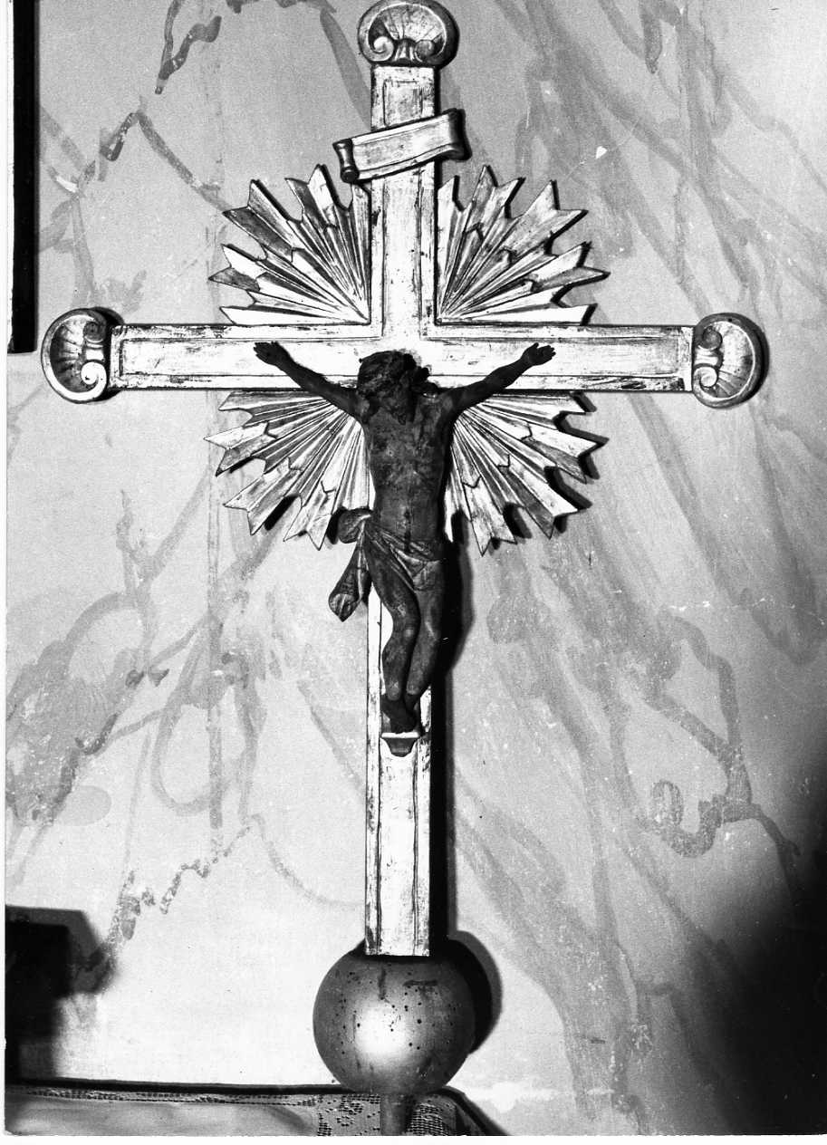 croce d'altare, opera isolata - bottega umbra (sec. XVII)
