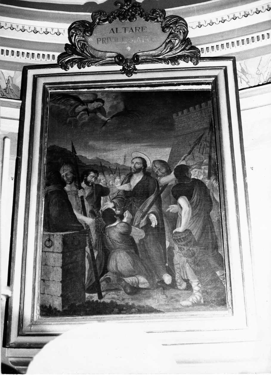 stazione X: Gesù spogliato e abbeverato di fiele (dipinto, opera isolata) - ambito umbro (sec. XVII)