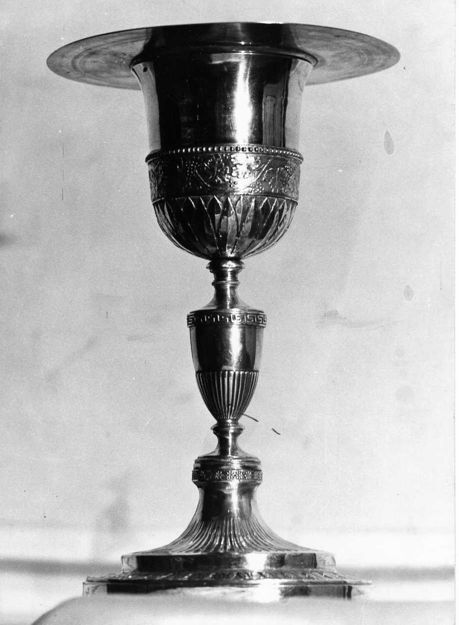 calice, elemento d'insieme - bottega umbra (sec. XIX)