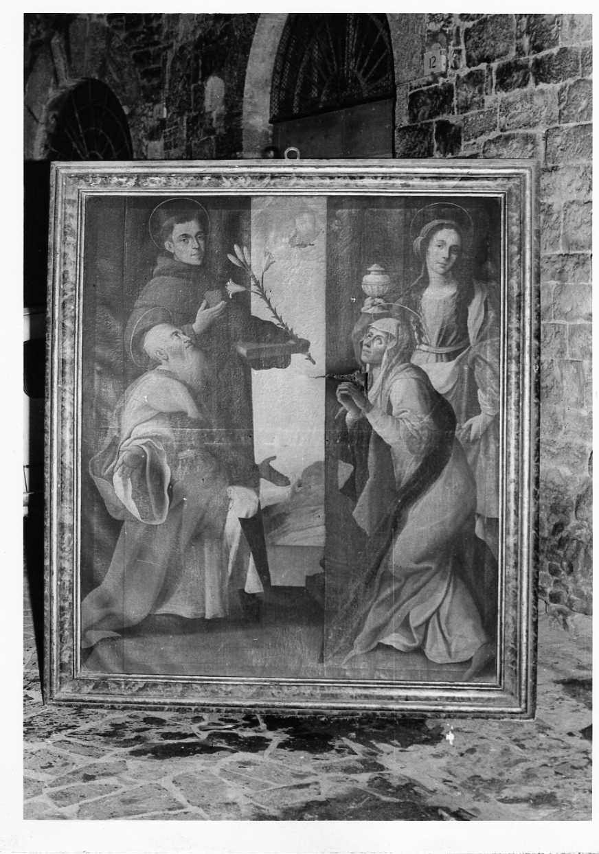 Santi (dipinto, opera isolata) - ambito umbro (sec. XVI)