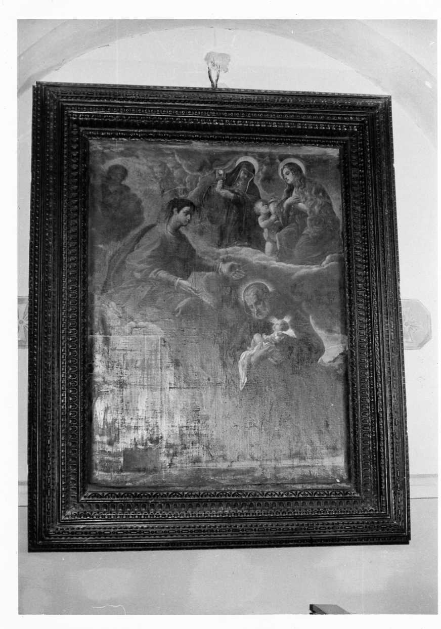 Sacra Famiglia (dipinto, elemento d'insieme) di Polinori Andrea (sec. XVII)