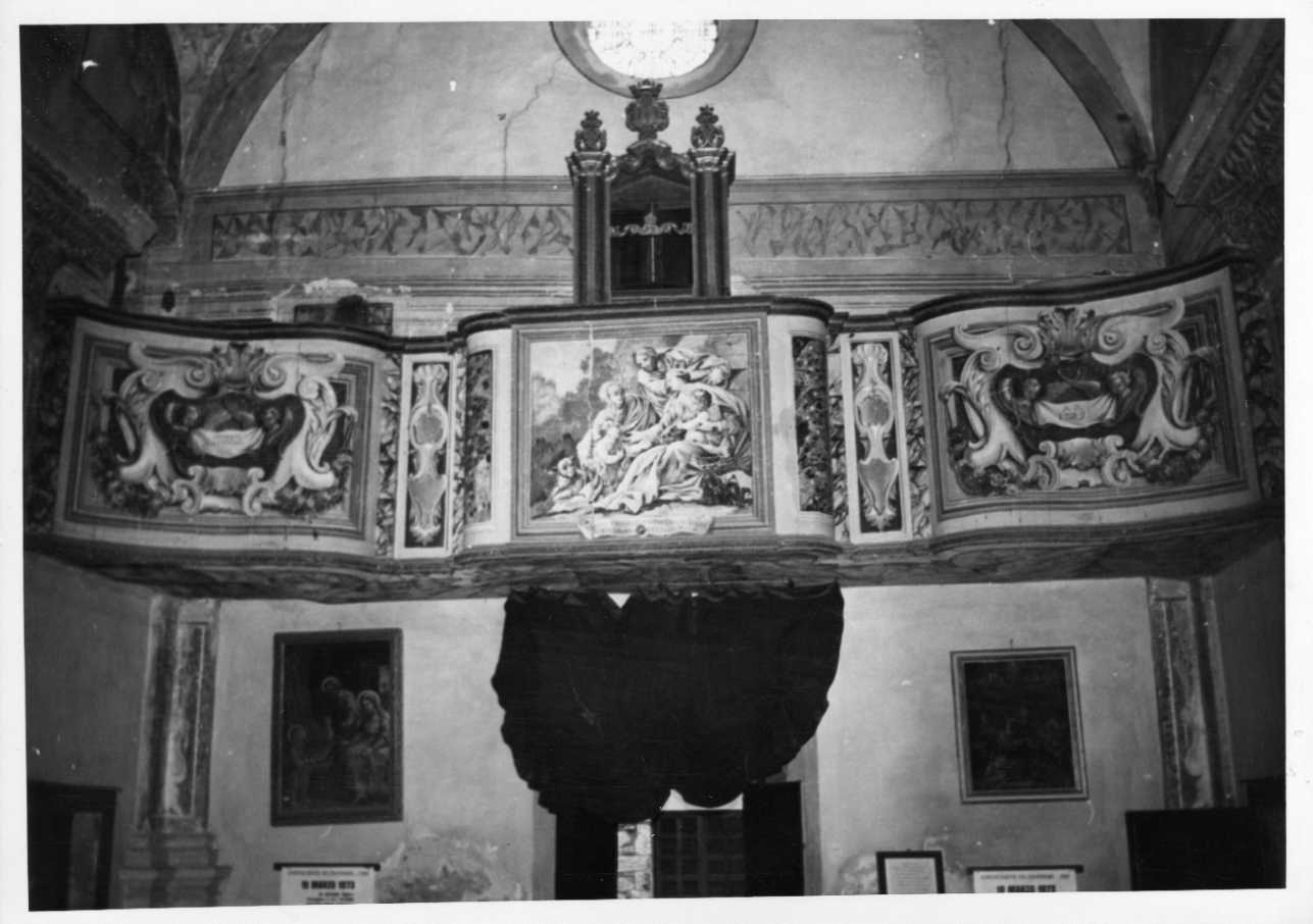 parapetto di cantoria, opera isolata - bottega Italia centrale (sec. XVIII)