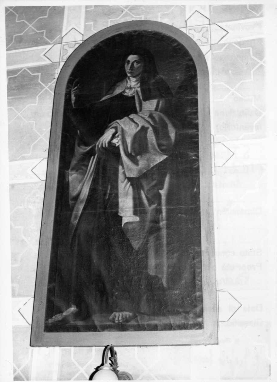 Santa Teresa (dipinto, elemento d'insieme) di Polinori Andrea (attribuito) (sec. XVII)