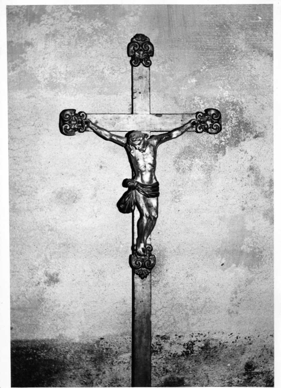 crocifisso, opera isolata - bottega Italia centrale (sec. XVII)