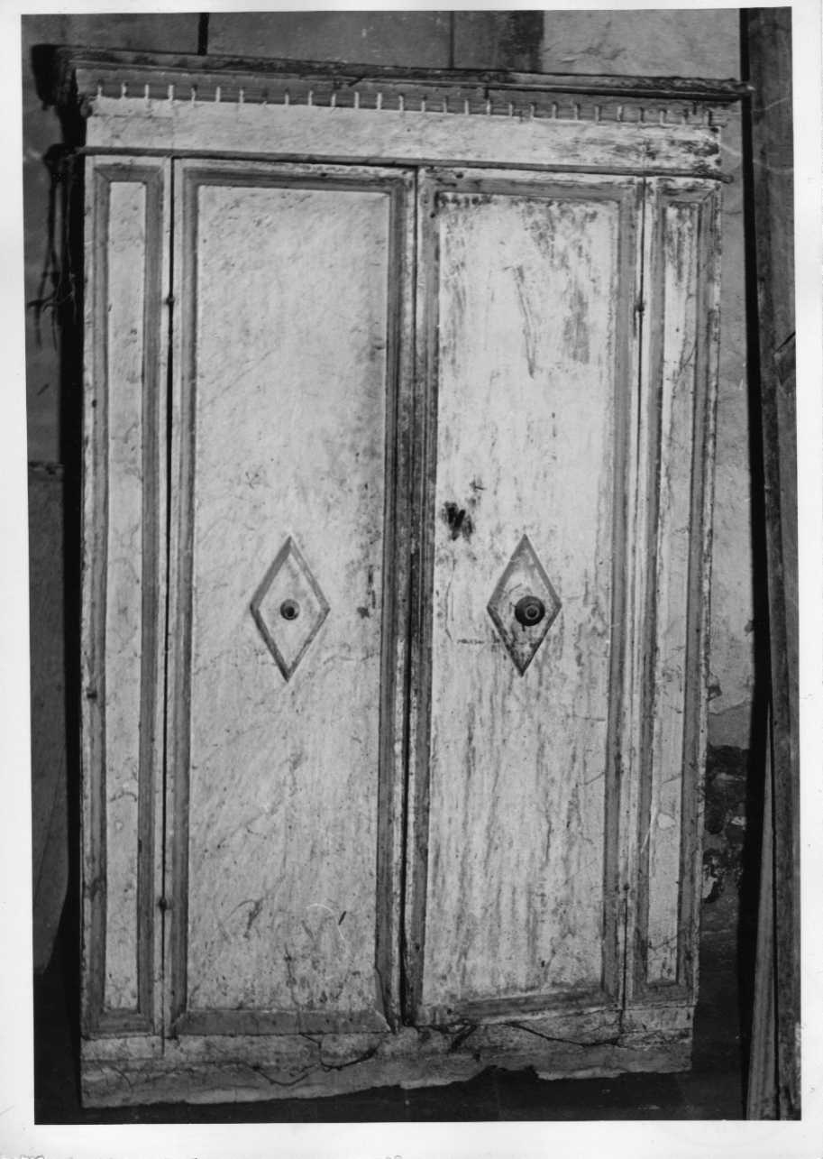 armadio, opera isolata - bottega Italia centrale (secc. XVII/ XVIII)