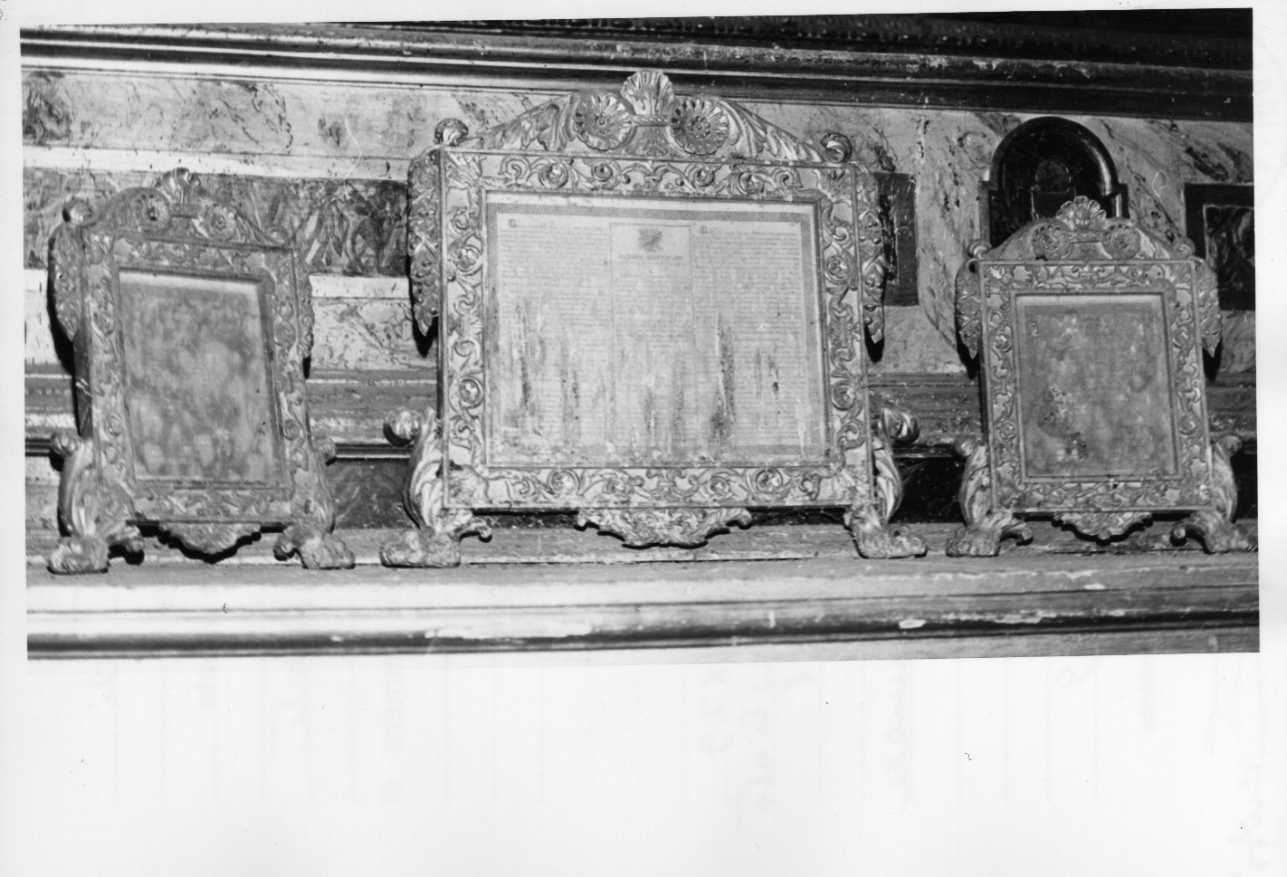 cartagloria, pendant - bottega Italia centrale (secc. XVII/ XVIII)