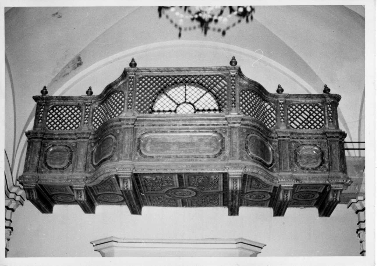 cantoria, opera isolata - bottega Italia centrale (sec. XVIII)