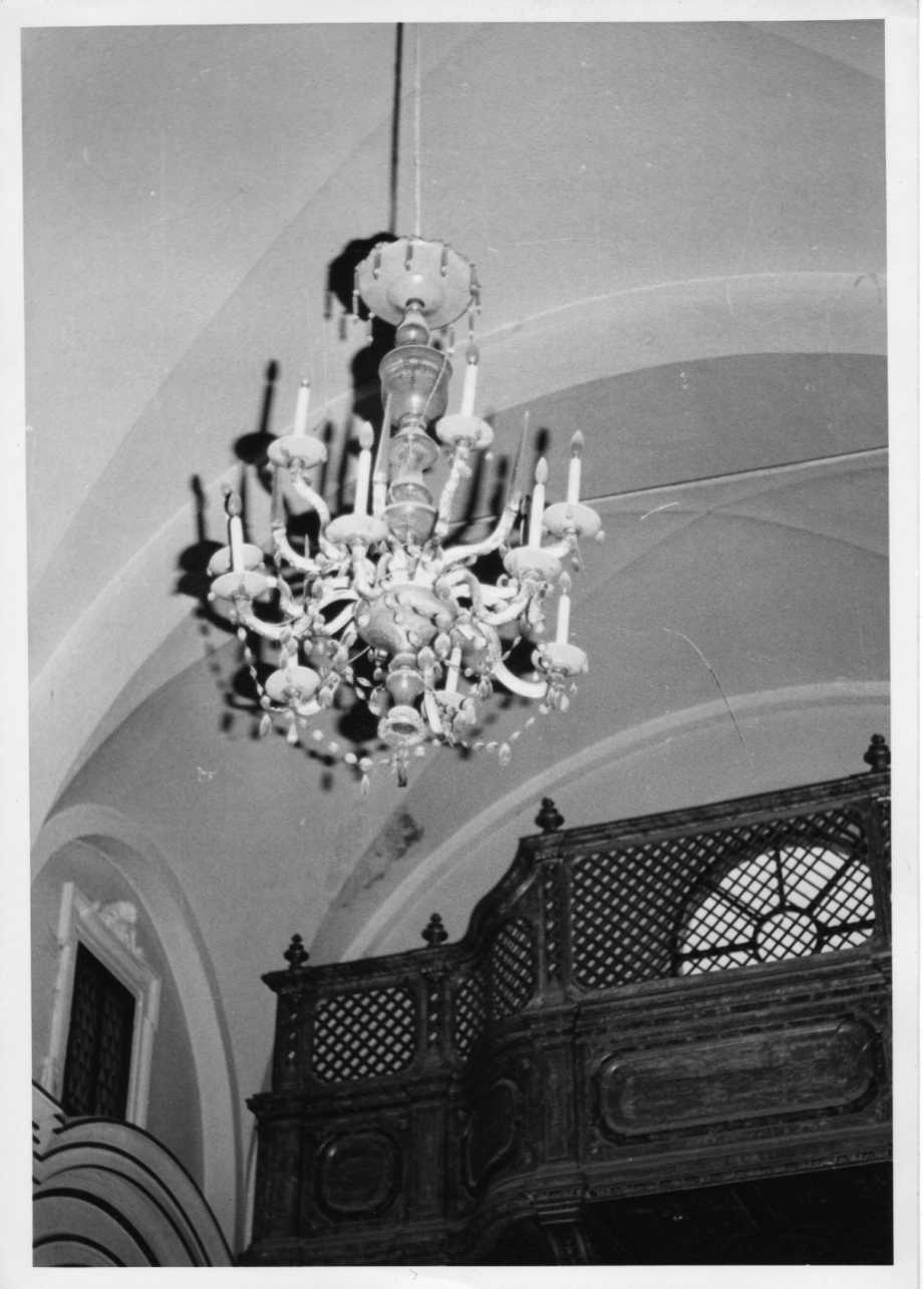 lampadario, opera isolata - bottega Italia centrale (sec. XVIII)