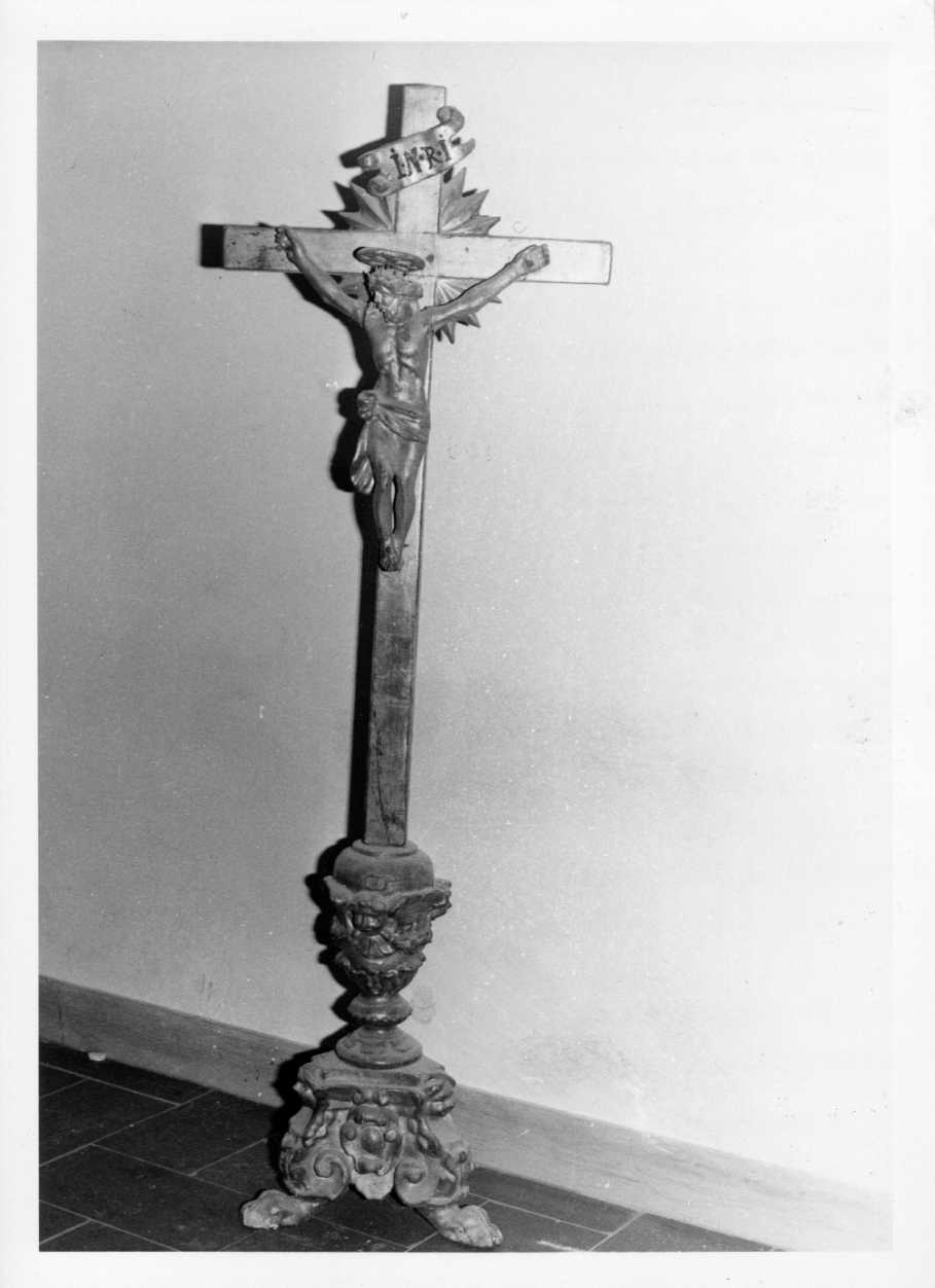 croce d'altare, coppia - bottega Italia centrale (sec. XVII)