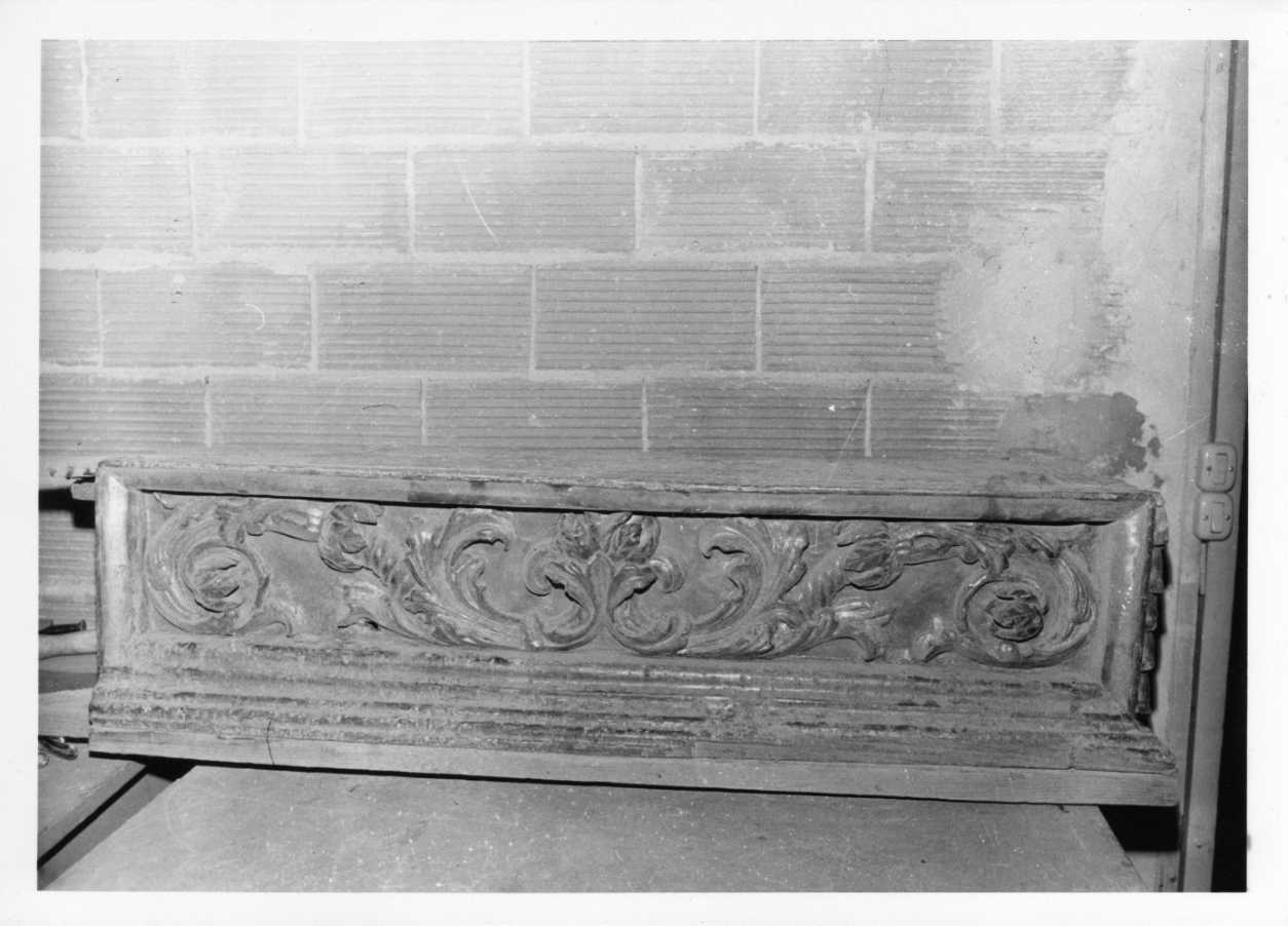 mostra d'altare, coppia - bottega Italia centrale (sec. XVIII)