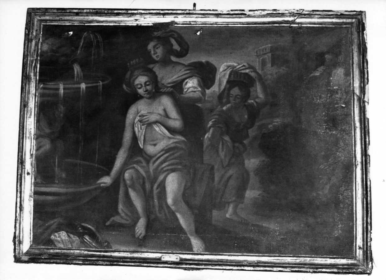 donne alla fonte (dipinto, opera isolata) - ambito Italia centrale (sec. XVII)