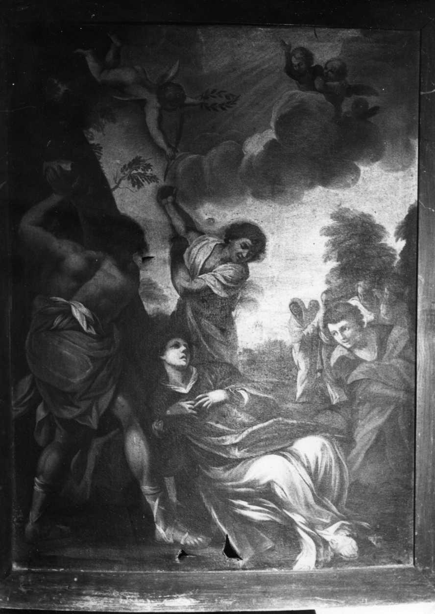 Martirio di Santo (dipinto, opera isolata) - ambito Italia centrale (sec. XVII)