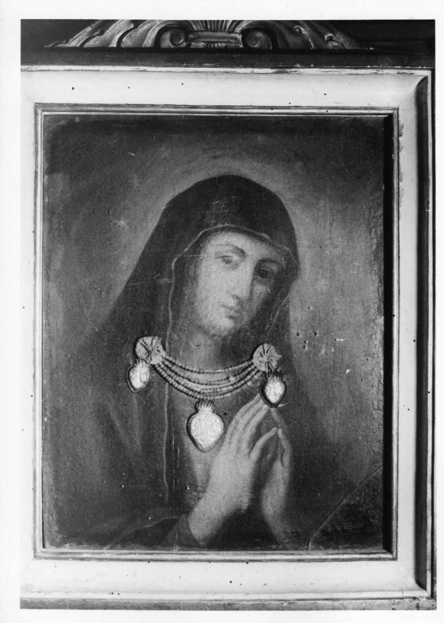 Madonna orante (dipinto, opera isolata) - ambito Italia centrale (sec. XVII)