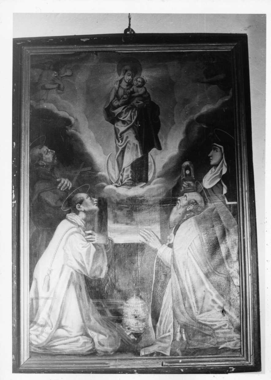 Madonna con Bambino e Santi (dipinto, opera isolata) - ambito Italia centrale (sec. XVII)