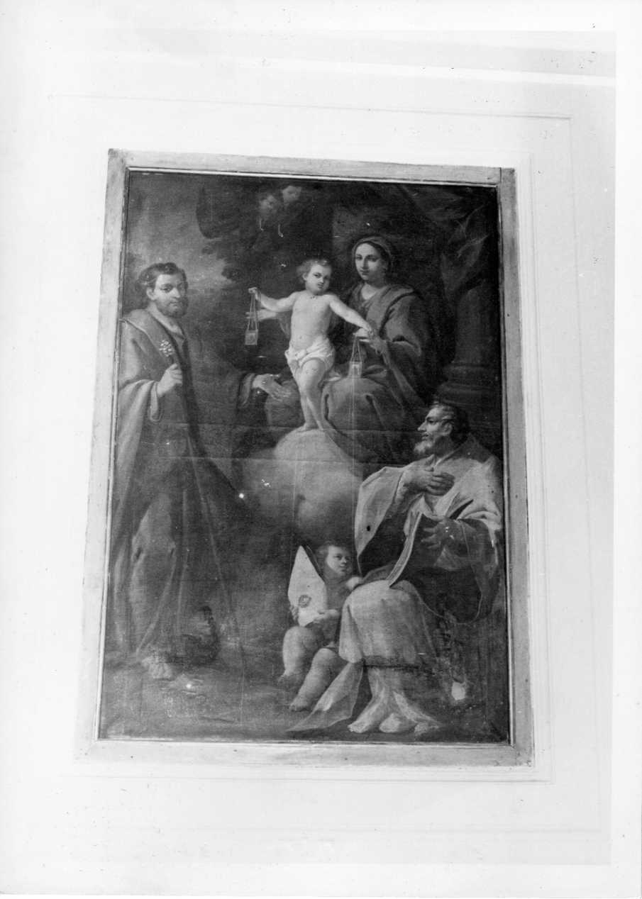 Madonna con Bambino e Santi (dipinto, opera isolata) - ambito Italia centrale (sec. XVIII)