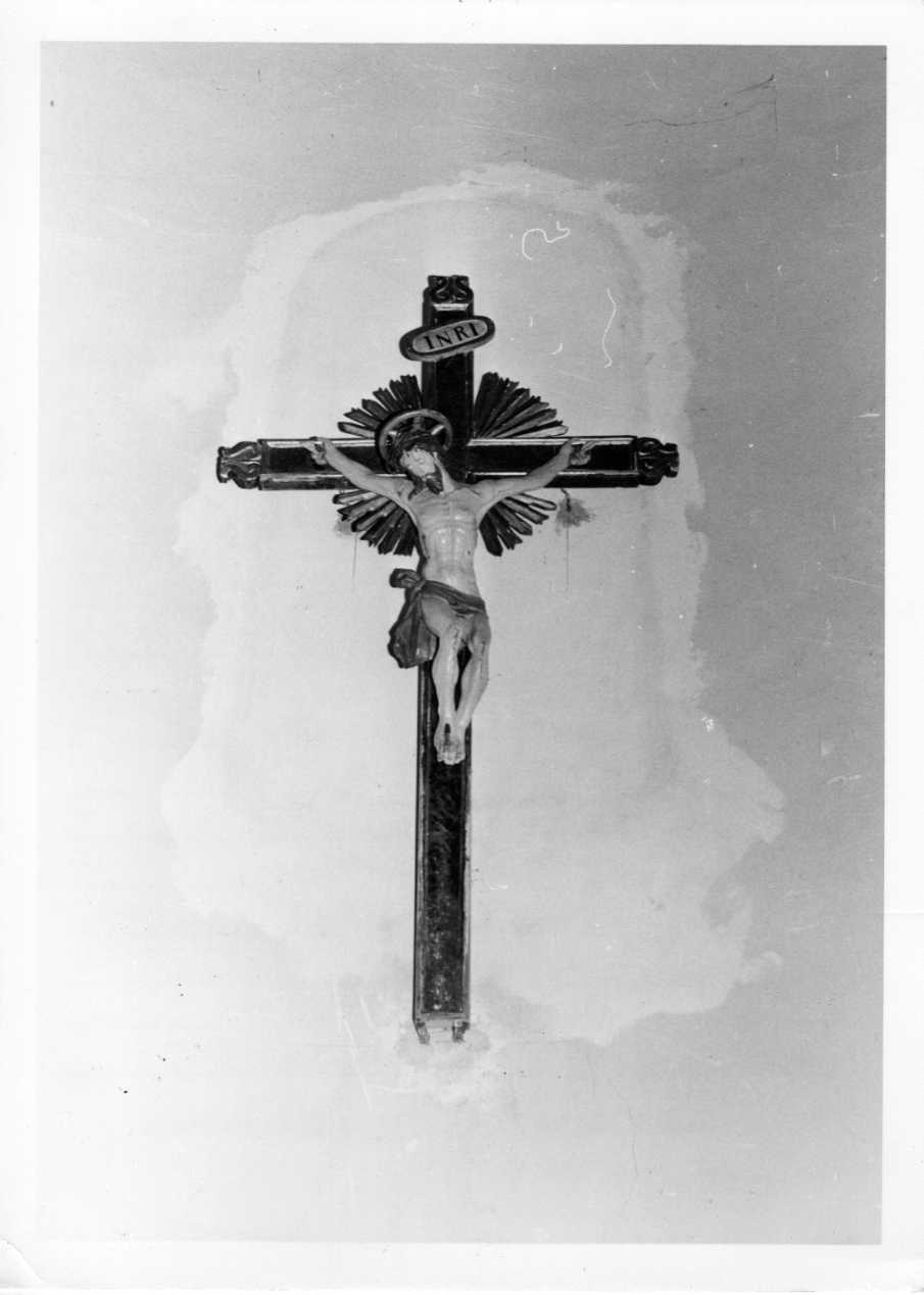 crocifisso, opera isolata - bottega Italia centrale (sec. XVIII)