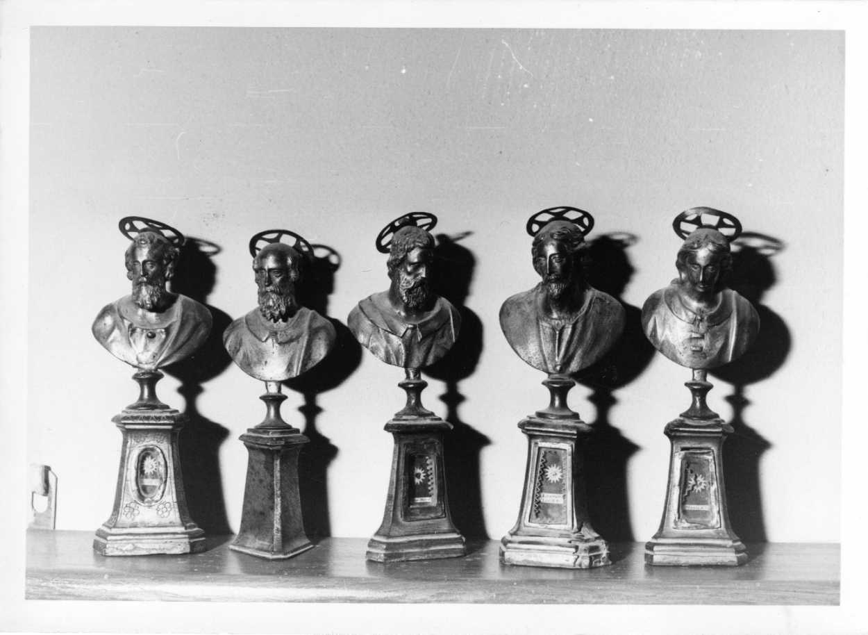 reliquiario - a busto, serie - bottega Italia centrale (sec. XVIII)