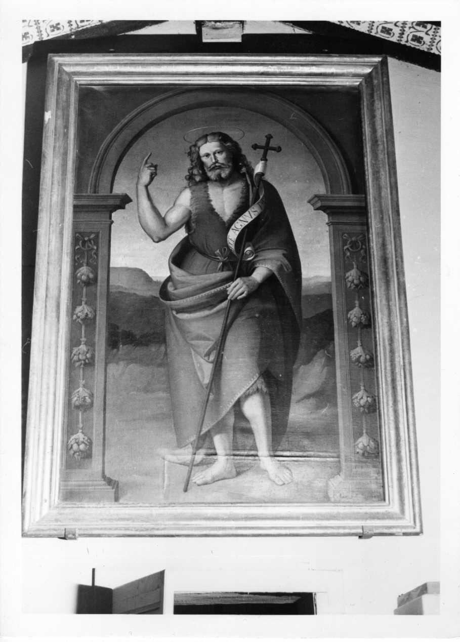 San Giovanni Battista (dipinto, opera isolata) - ambito Italia centrale (sec. XVI)