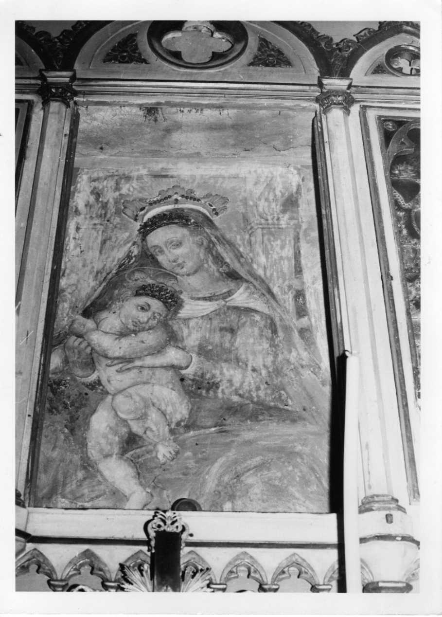 Madonna con Bambino (dipinto, opera isolata) - ambito Italia centrale (sec. XVII)