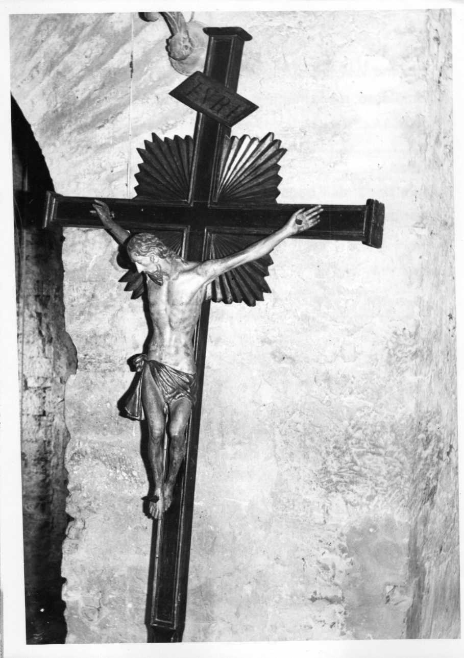 crocifisso, opera isolata - bottega Italia centrale (sec. XVII)