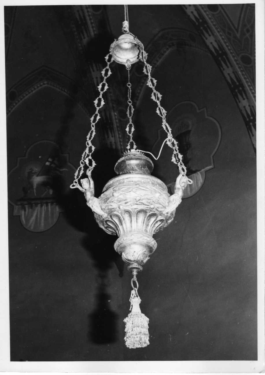 lampada, opera isolata - bottega Italia centrale (sec. XVII)