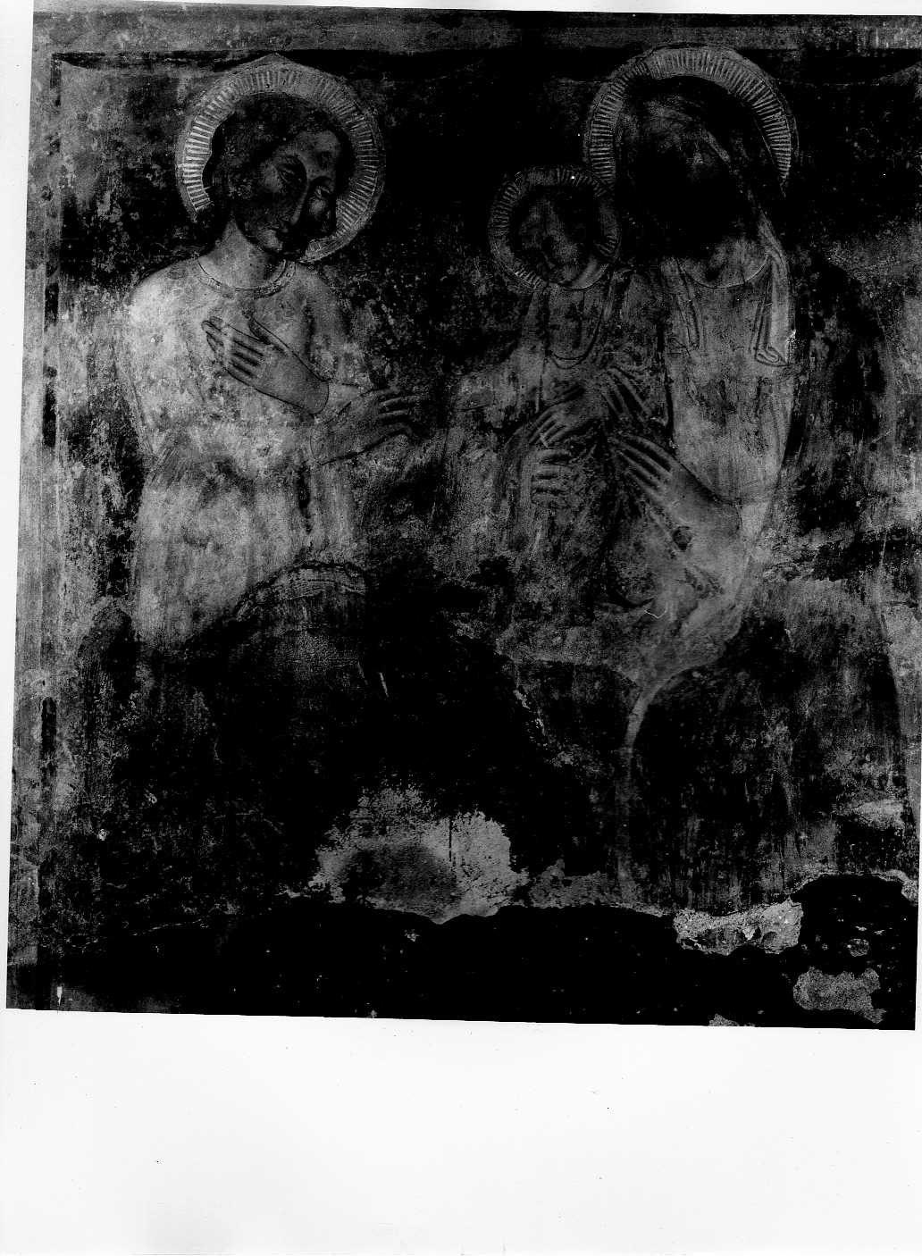 matrimonio mistico di Santa Caterina d'Alessandria (dipinto) di Maestro di Eggi (sec. XV)