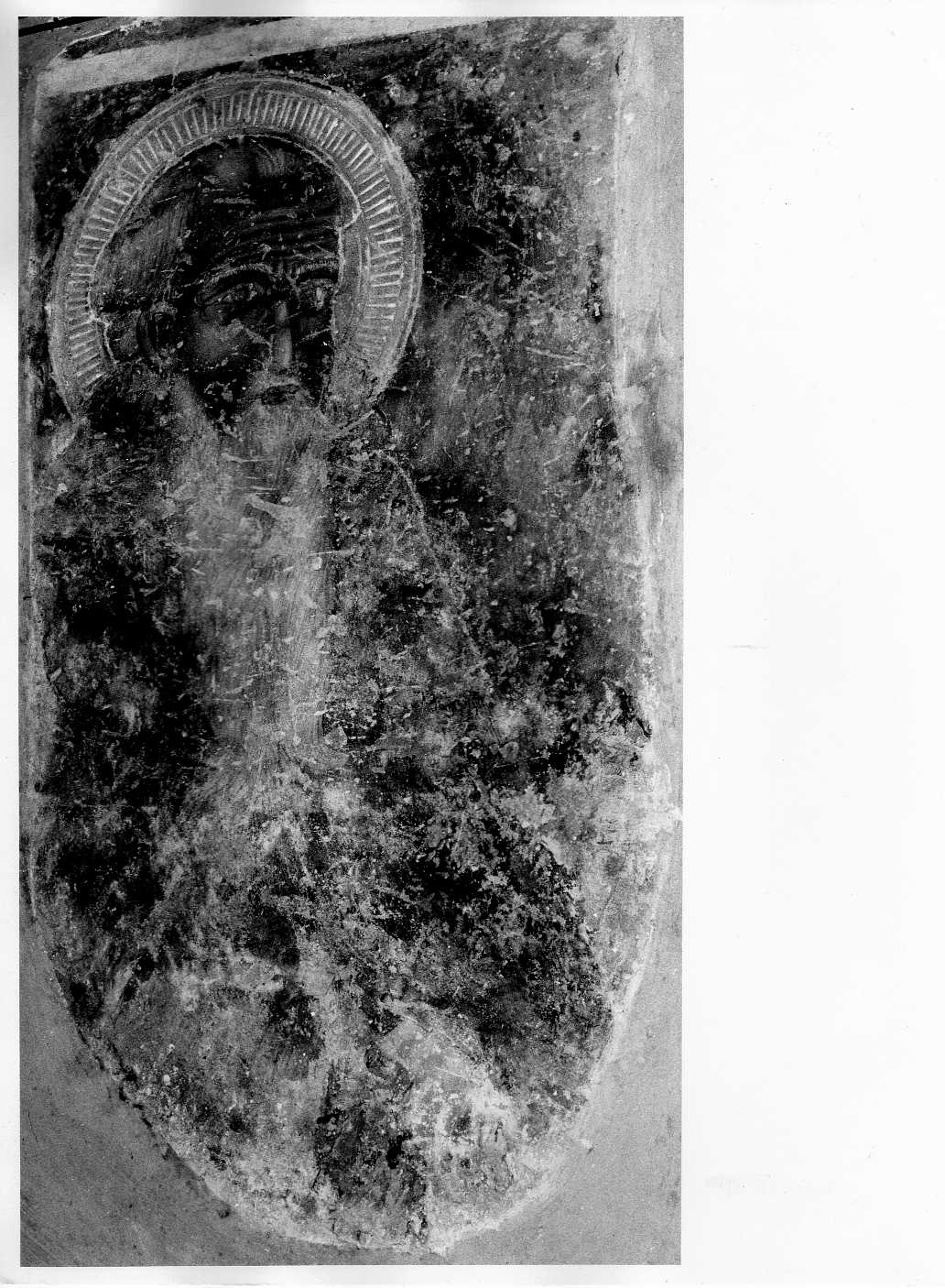 Santo (dipinto, frammento) - ambito umbro (sec. XIV)