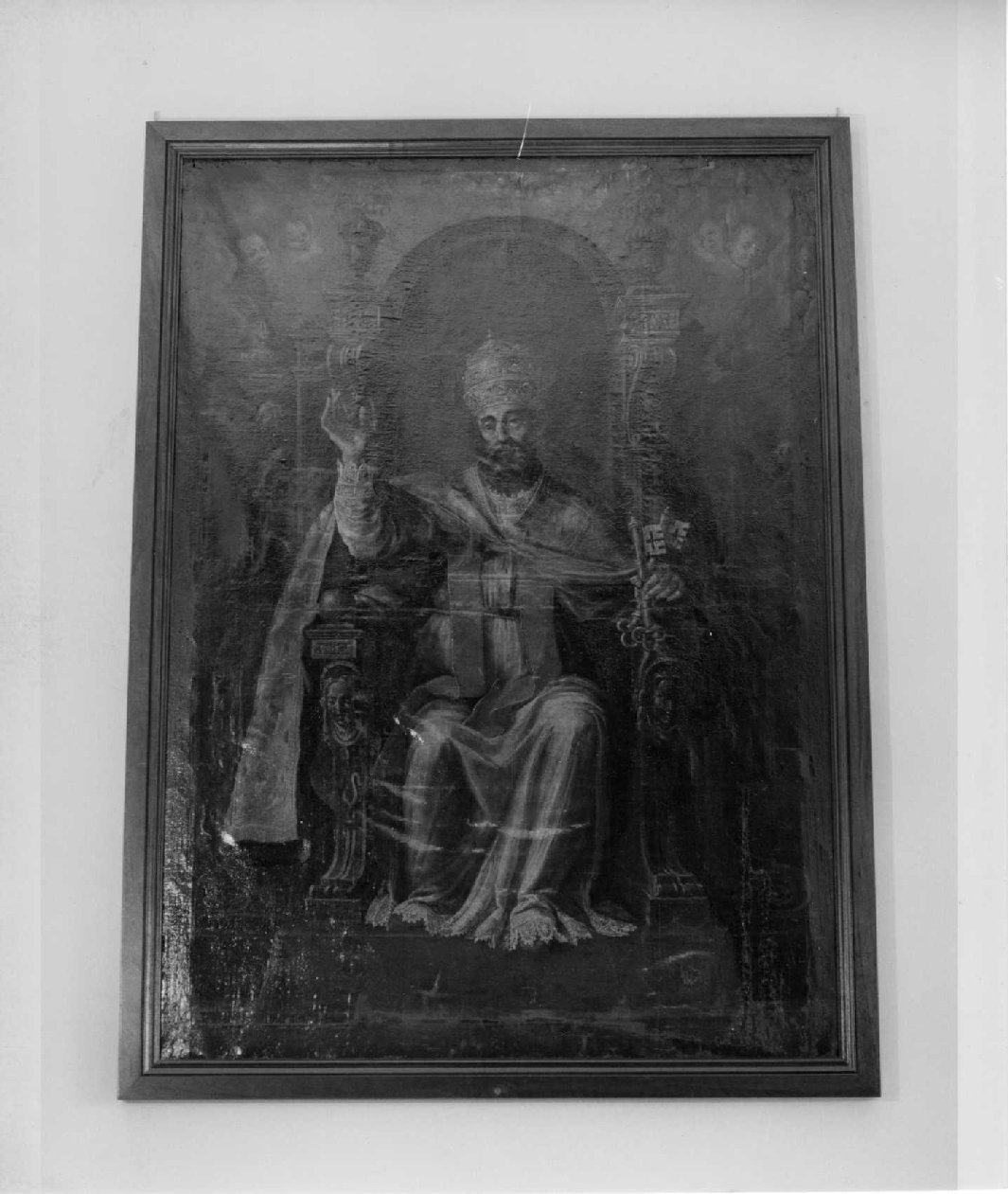 San Pietro come primo vescovo di Roma (dipinto, opera isolata) - ambito umbro (sec. XVII)
