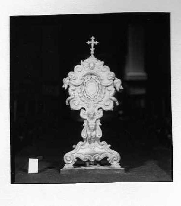 reliquiario - a ostensorio, serie - bottega Italia centrale (seconda metà sec. XVIII)