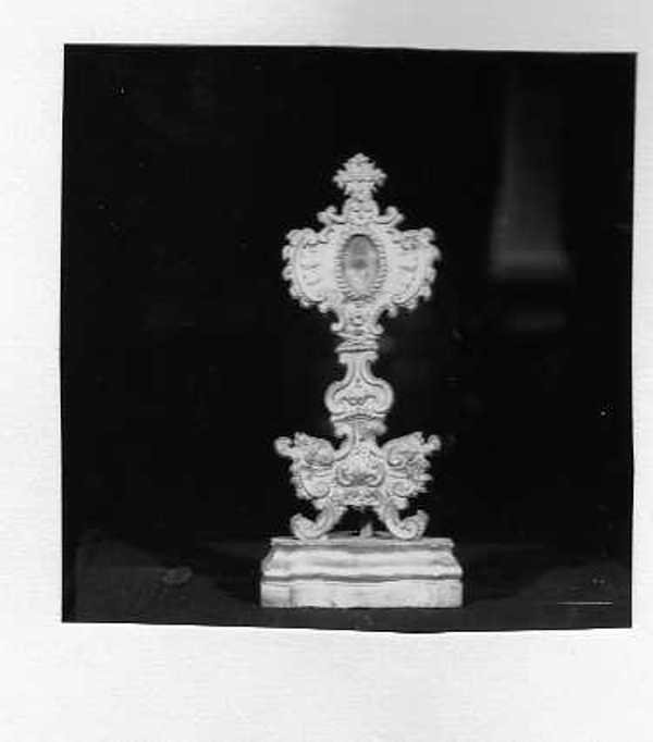 reliquiario - a ostensorio, serie - manifattura Italia centrale (sec. XVIII)