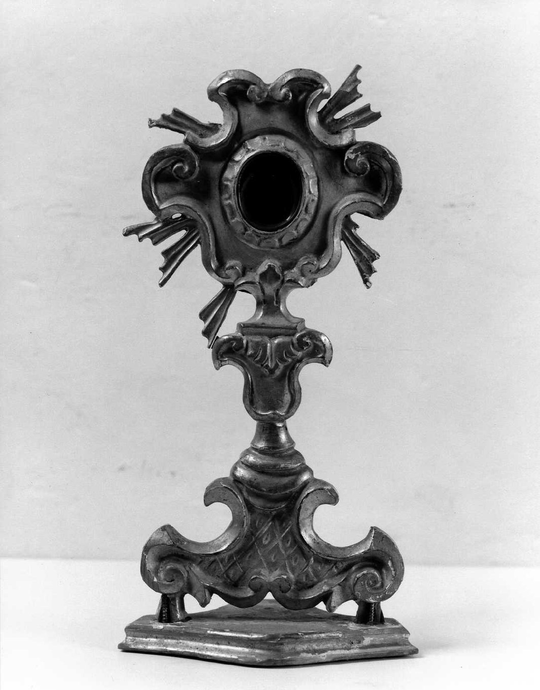 reliquiario - a ostensorio, opera isolata - bottega umbra (sec. XVIII)