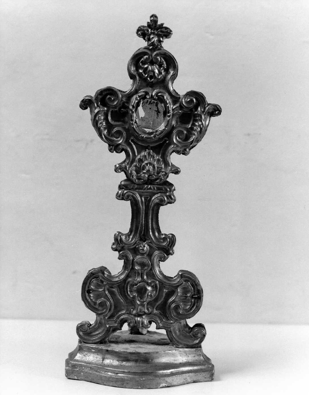 reliquiario - a ostensorio, opera isolata - bottega umbra (sec. XVIII)