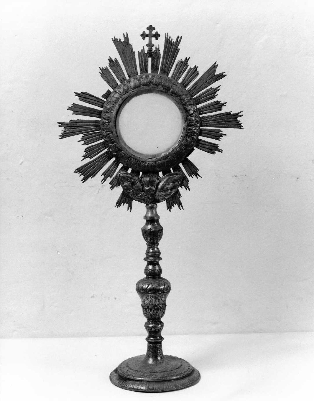 ostensorio - a raggiera, opera isolata - bottega umbra (sec. XIX)