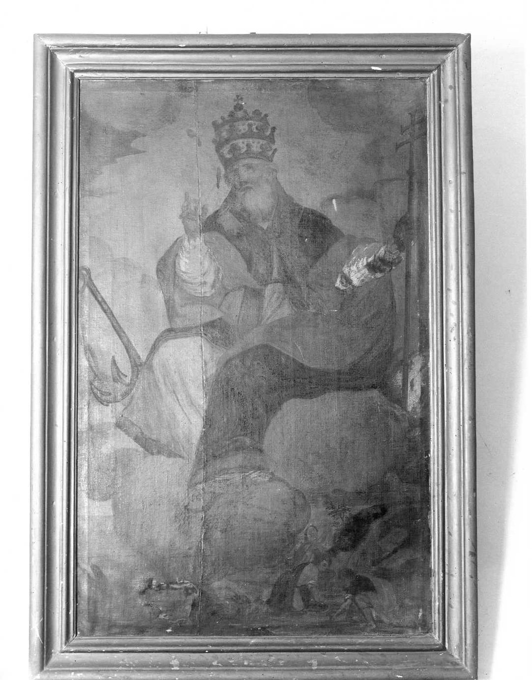 S. Clemente Papa (dipinto, opera isolata) - bottega umbra (sec. XIX)