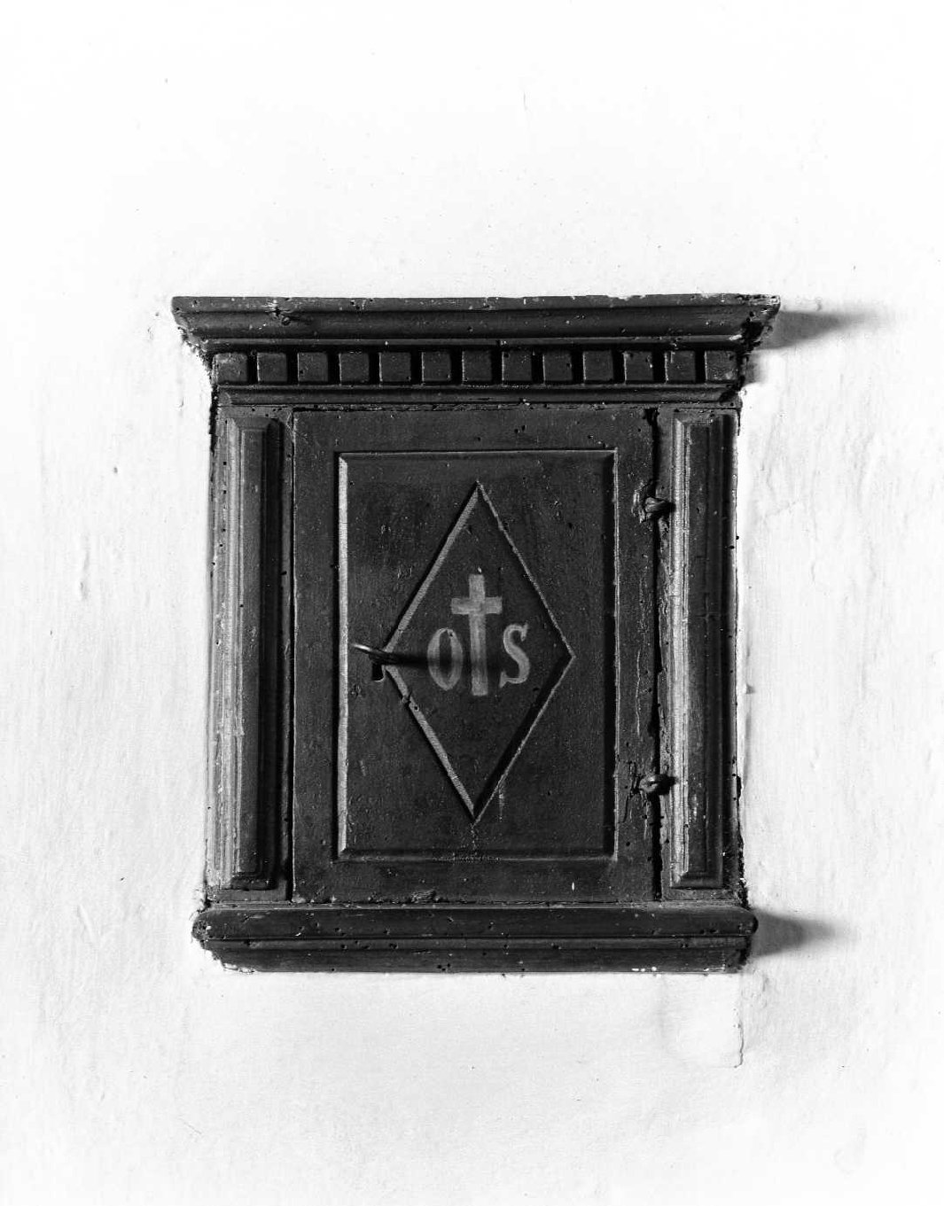 anta di armadietto per oli santi, opera isolata - bottega umbra (sec. XIX)