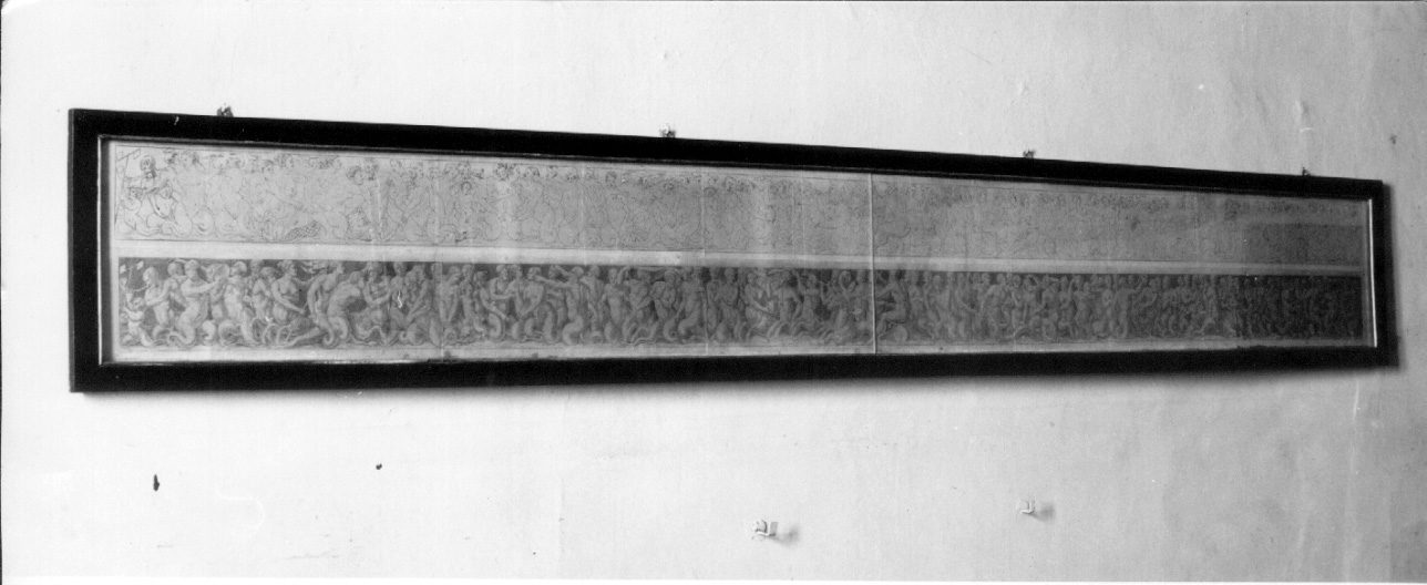 fregio (disegno, opera isolata) - bottega umbra (sec. XIX)