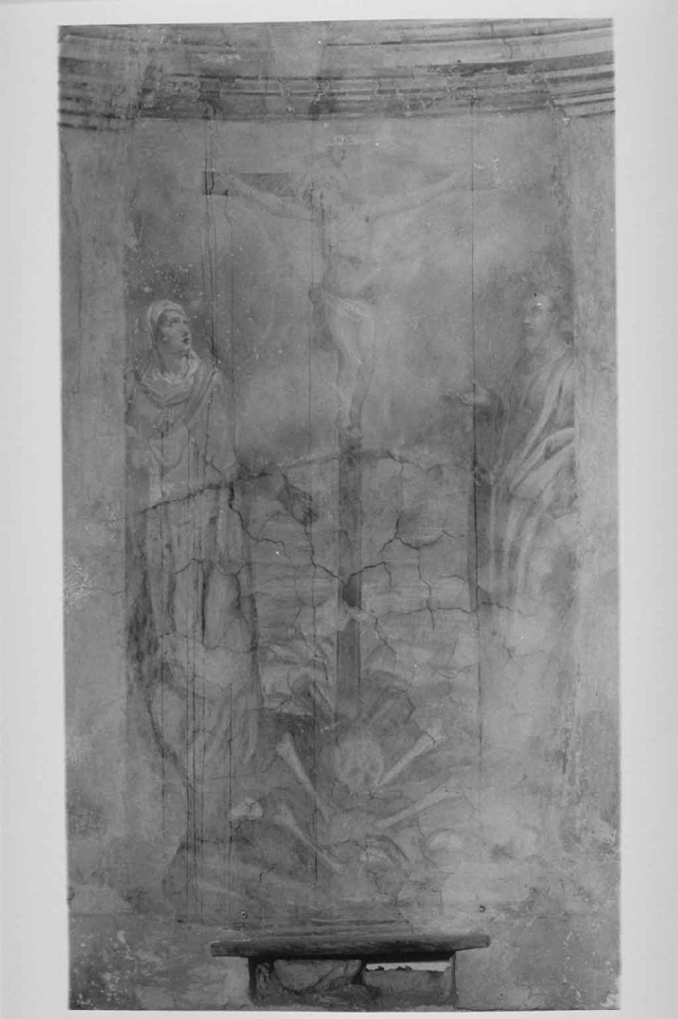 crocifissione di Cristo (dipinto, complesso decorativo) - ambito italiano (fine/inizio secc. XVII/ XVIII)