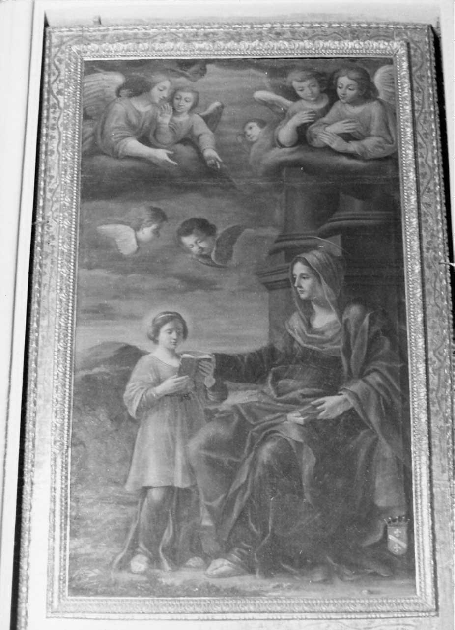Maria Vergine bambina e Sant'Anna (dipinto, opera isolata) - ambito Italia centrale (sec. XVII)