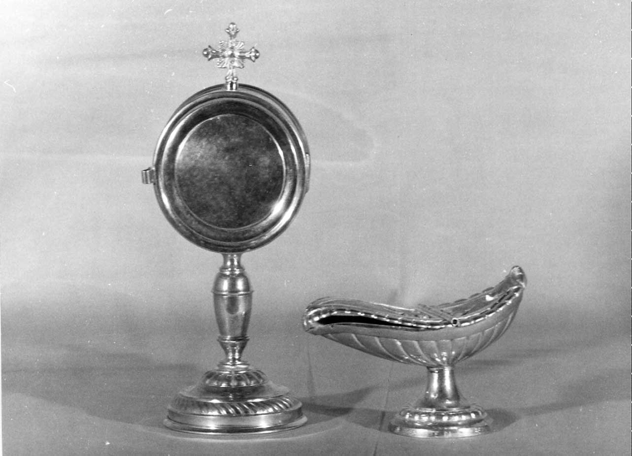 teca eucaristica, opera isolata - bottega Italia centrale (sec. XVII)